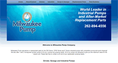 Desktop Screenshot of milwaukeepump.com